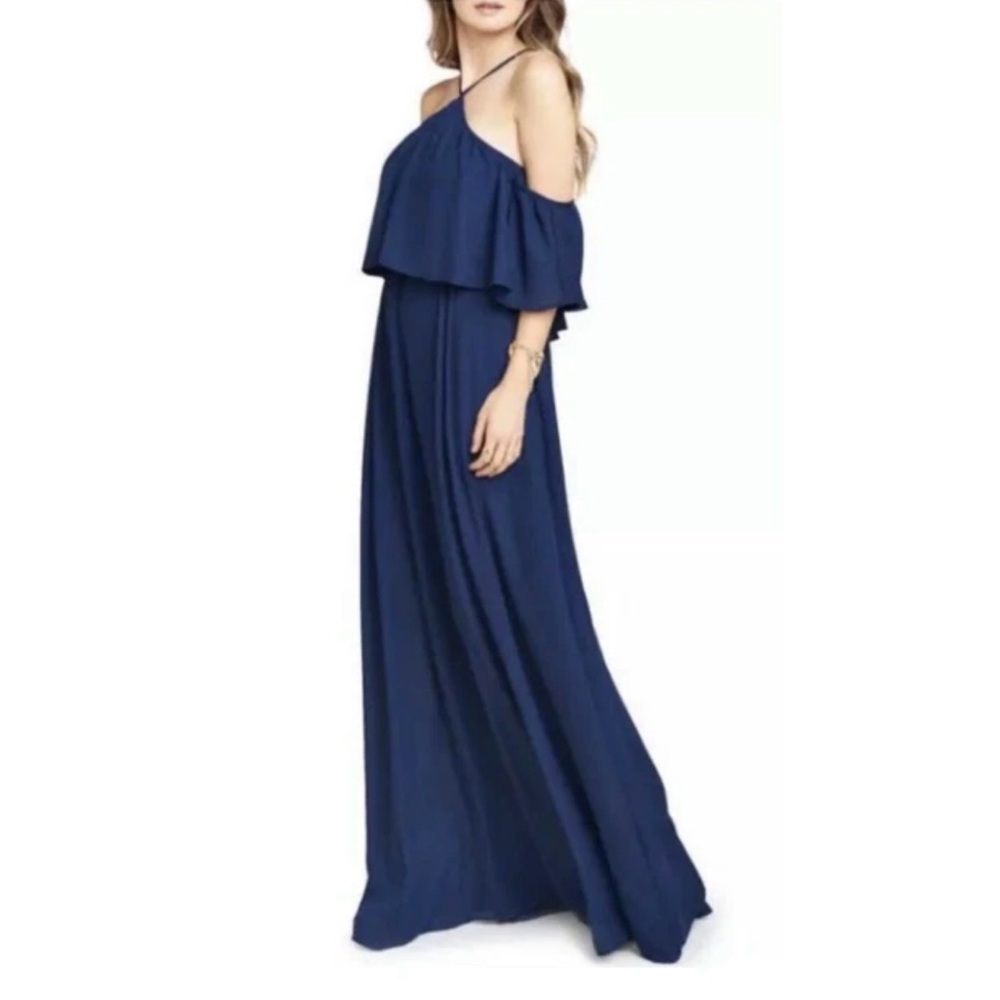 GORGEOUS SHOW ME YOUR MUMU REBECCA RUFFLE MAXI DRESS!! NWT SIZE SMALL!!
